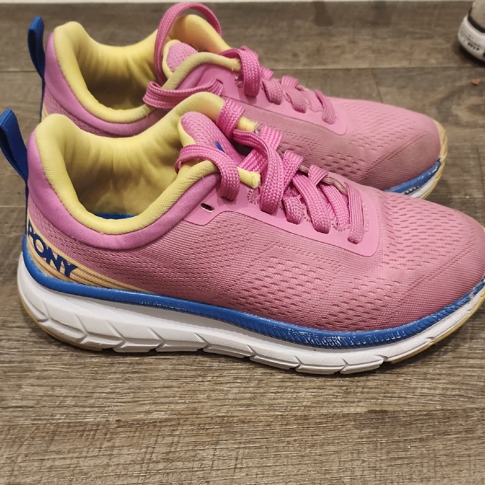Pony Pink and Blue Sneakers Lightweight Athletic Design